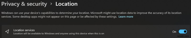 Windows 11 এ লোকেশন ট্র্যাকিং কিভাবে অক্ষম করবেন?