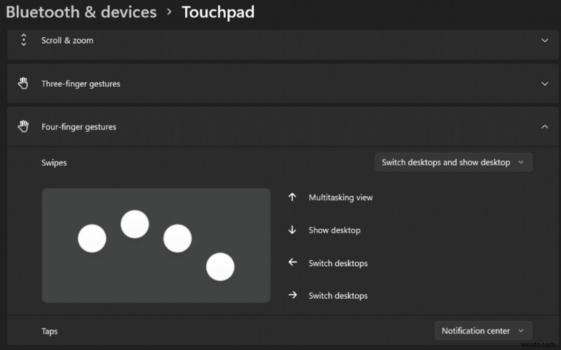 Windows 11 এ কিভাবে টাচপ্যাড জেসচার কাস্টমাইজ করবেন