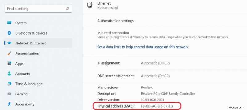 Windows 11 এ কিভাবে আপনার MAC ঠিকানা খুঁজে পাবেন