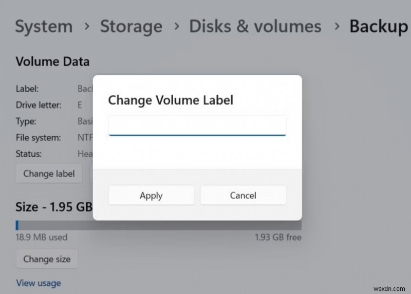 Windows 11 এ একটি ভলিউম লেবেল কিভাবে পরিবর্তন করবেন