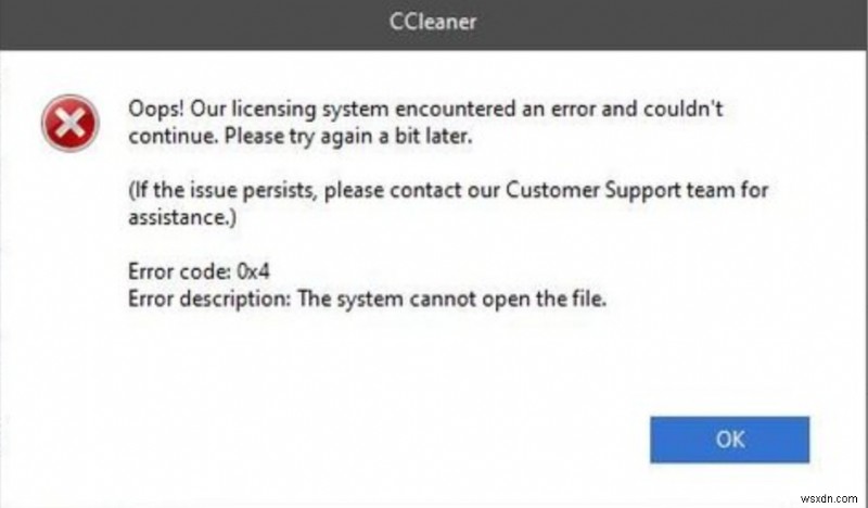 CCleaner ত্রুটি কোড 0x4? এখানে 7টি সহজ সমাধান রয়েছে!