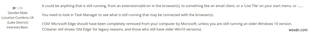 Windows 11 এ CCleaner Microsoft Edge এড়িয়ে গেছে?