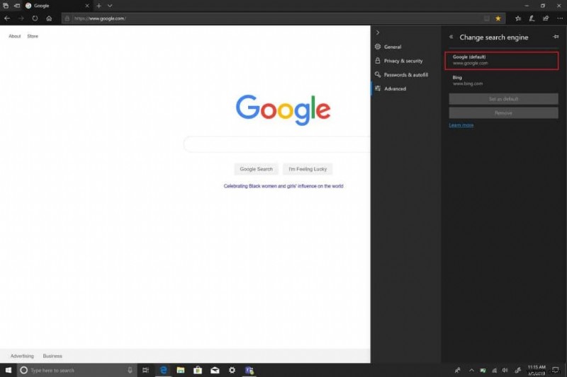 কিভাবে Microsoft Edge-এ ডিফল্ট সার্চ ইঞ্জিন পরিবর্তন করবেন