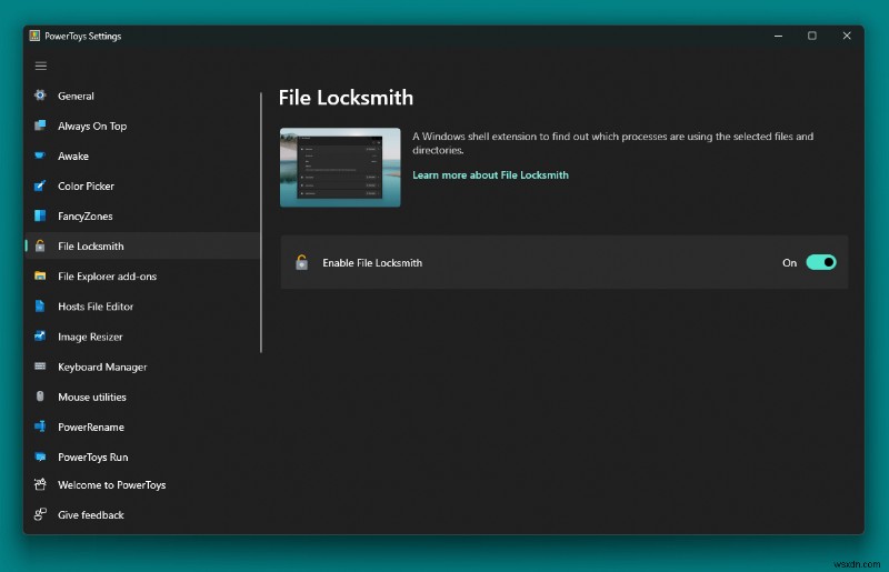 Windows 10 বা Windows 11 এ PowerToys-এ নতুন ফাইল লকস্মিথ ইউটিলিটি কীভাবে ব্যবহার করবেন