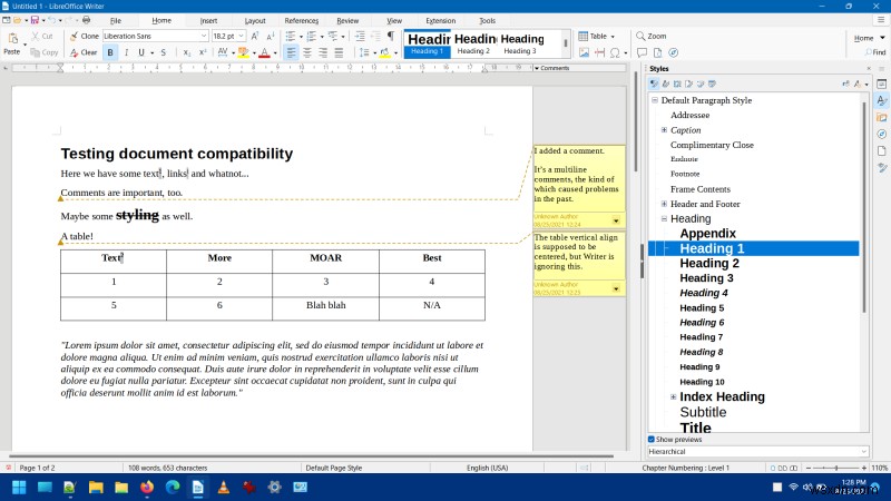 LibreOffice 7.2 পর্যালোচনা - একটি টার্নিং পয়েন্ট?