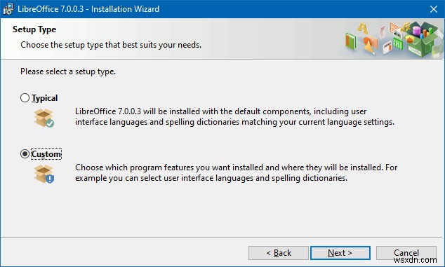 LibreOffice 7.0 - শব্দগুলি খুব অপ্রয়োজনীয়