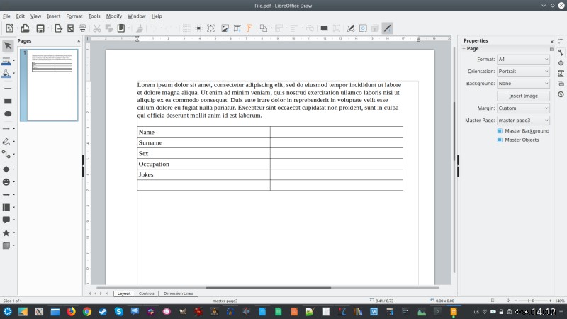 লিনাক্সে পিডিএফ ফর্মগুলি কীভাবে সম্পাদনা করবেন - LibreOffice দিয়ে