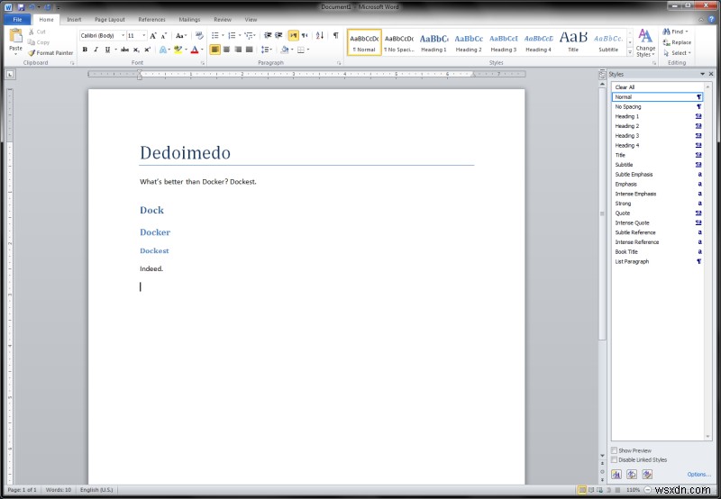 Microsoft Word এবং সংখ্যাযুক্ত তালিকা