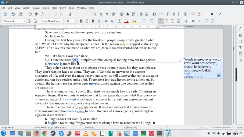 LibreOffice 6.0 - ধার্মিকতা, করুণাময়, আগুনের দুর্দান্ত হরফ!