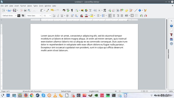 KDE তে LibreOffice ইন্টারফেস ফন্ট উন্নত করুন