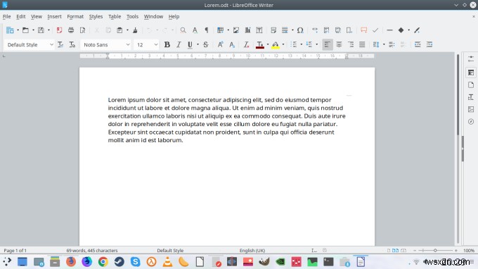 KDE তে LibreOffice ইন্টারফেস ফন্ট উন্নত করুন