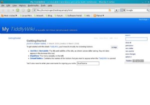 TiddlyWiki - একটি নোটবুক, একটি ব্লগ, একটি উইকি, একটি ওয়েবসাইট - সবই এক
