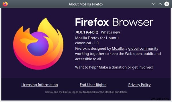 Firefox 70 পর্যালোচনা - ইনভার্সন পয়েন্ট?