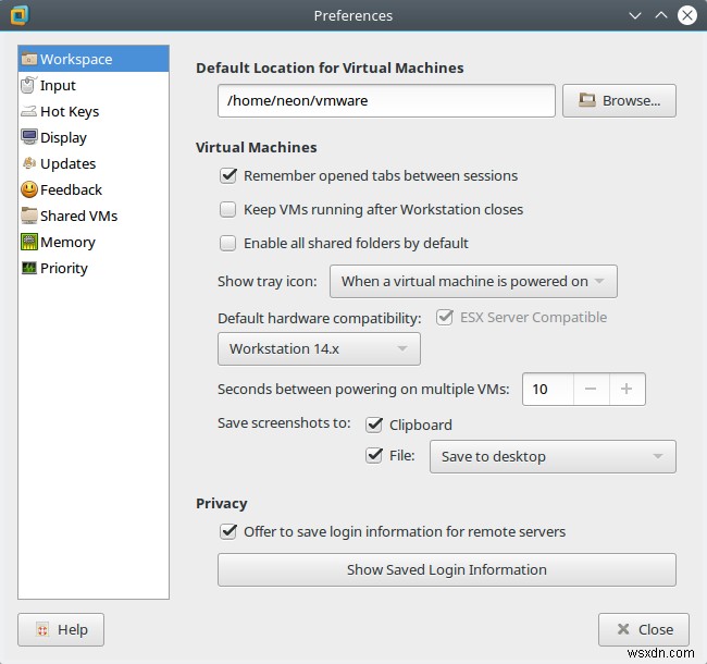 VMware ওয়ার্কস্টেশন 14 - বিস্তৃত এবং ব্যয়বহুল