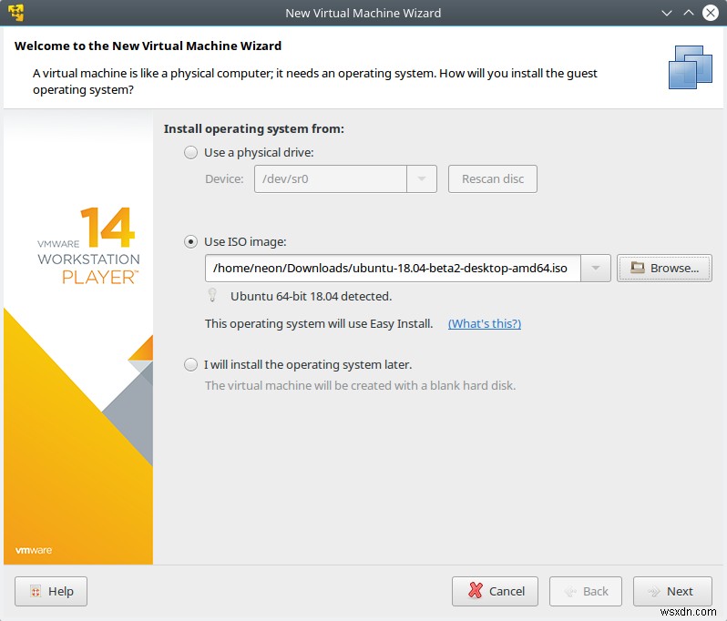 VMware Player 14 পর্যালোচনা - বিকল্প বাস্তবতা