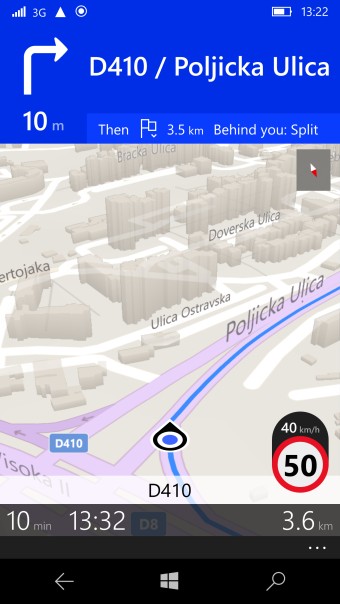 উইন্ডোজ ফোন নেভিগেশন - রোড টেস্ট
