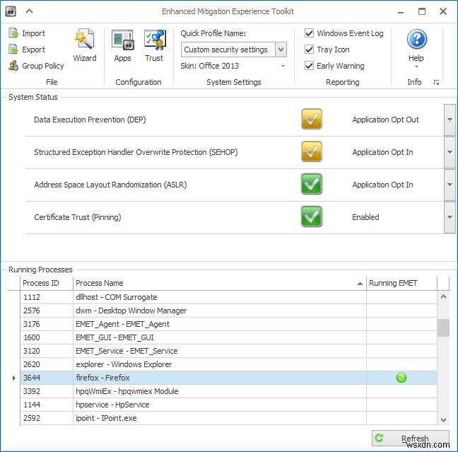 Microsoft EMET 5.5 পর্যালোচনা - ভালতা বজায় থাকে