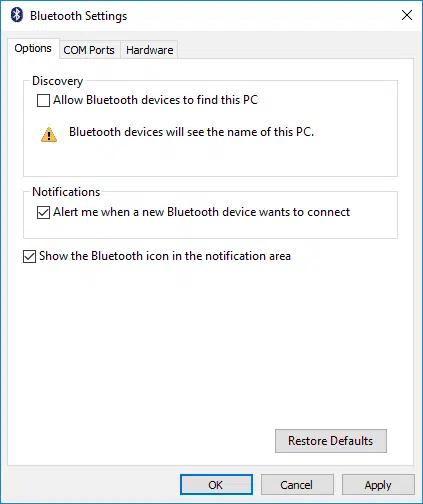 সমাধান:Windows 10 এ সিস্টেম ট্রে থেকে ব্লুটুথ আইকন অনুপস্থিত