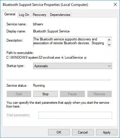 সমাধান:Windows 10 এ সিস্টেম ট্রে থেকে ব্লুটুথ আইকন অনুপস্থিত