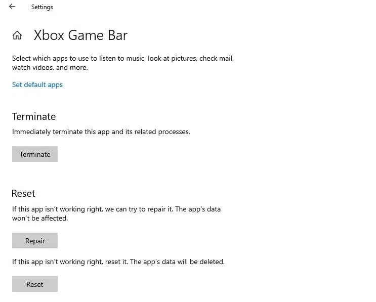 সমাধান:Xbox গেম বার – Windows10 এ ত্রুটি 0x803F8001