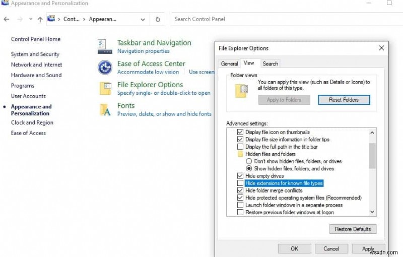 Windows 10-এ ফাইলের নাম এক্সটেনশনগুলি কীভাবে দেখাবেন বা লুকাবেন (ধাপে ধাপে নির্দেশিকা 2022)