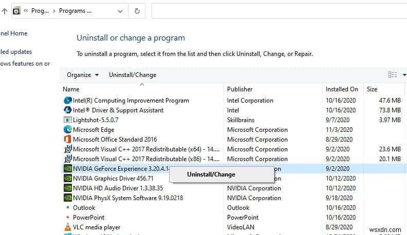 সমাধান:NVIDIA কন্ট্রোল প্যানেল Windows 10 আপডেট 2022 এর পরে খোলা হচ্ছে না