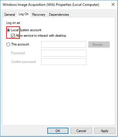Windows 10 স্ক্যানার কাজ করছে না “স্ক্যানারের সাথে যোগাযোগ করা যাচ্ছে না”