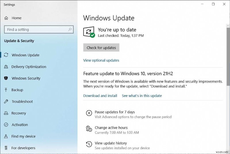 Windows 10 বৈশিষ্ট্য আপডেট এবং ক্রমবর্ধমান আপডেট 2022 এর মধ্যে পার্থক্য