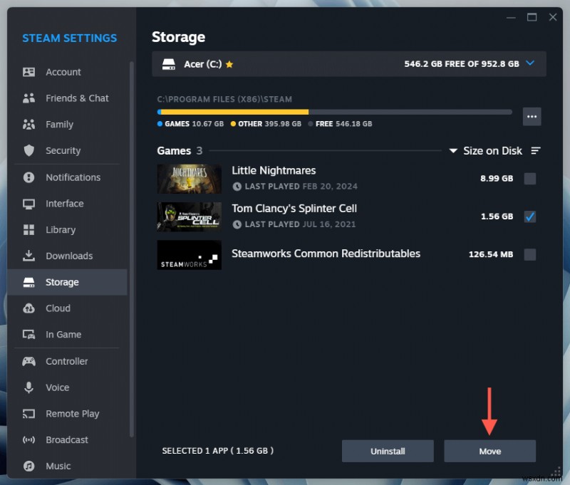 Windows 11-এ আপনার স্টিম গেম স্টোরেজ ট্র্যাক করুন:একটি সহজ ধাপে ধাপে নির্দেশিকা 
