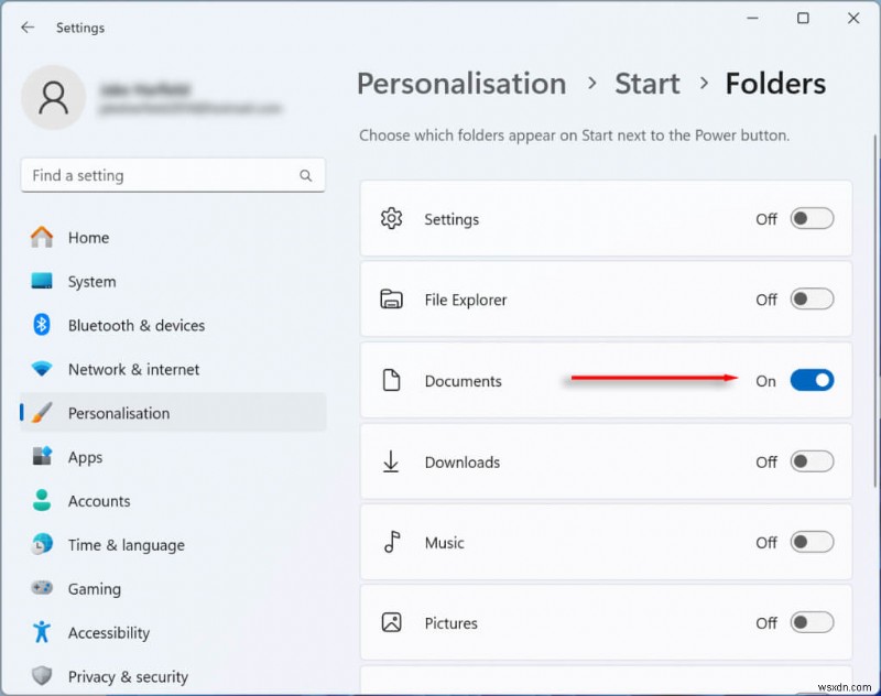 Windows 11 স্টার্ট মেনুতে সিস্টেম ফোল্ডার যোগ করুন:ধাপে ধাপে নির্দেশিকা 