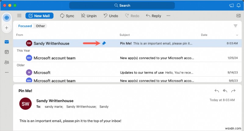 আউটলুকে গুরুত্বপূর্ণ ইমেলগুলি সহজে পিন করুন:ধাপে ধাপে নির্দেশিকা৷ 