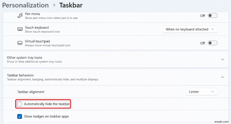 কিভাবে একটি ক্লিনার ডেস্কটপের জন্য Windows 11 টাস্কবার স্বয়ংক্রিয়ভাবে লুকাবেন 