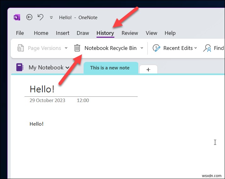 মুছে ফেলা OneNote নোটবুক পুনরুদ্ধার করুন:ধাপে ধাপে নির্দেশিকা 
