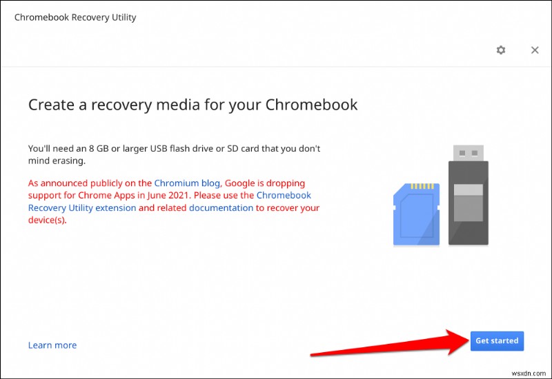 Chromebook রিকভারি ইউটিলিটি দিয়ে Chromebook রিকভারি মিডিয়া তৈরি করুন:ধাপে ধাপে নির্দেশিকা 