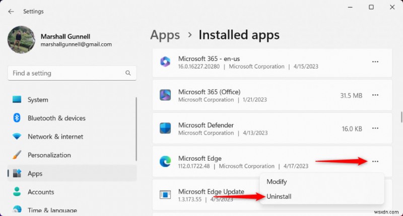 Windows 11 থেকে Microsoft Edge সরান:ধাপে ধাপে নির্দেশিকা 