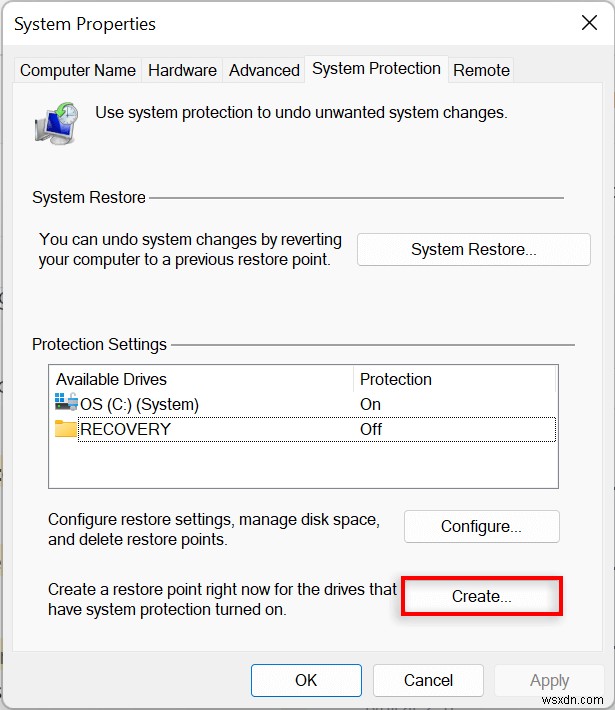 Windows 11-এ সিস্টেম পুনরুদ্ধার সক্ষম করুন এবং ব্যবহার করুন - ধাপে ধাপে নির্দেশিকা 