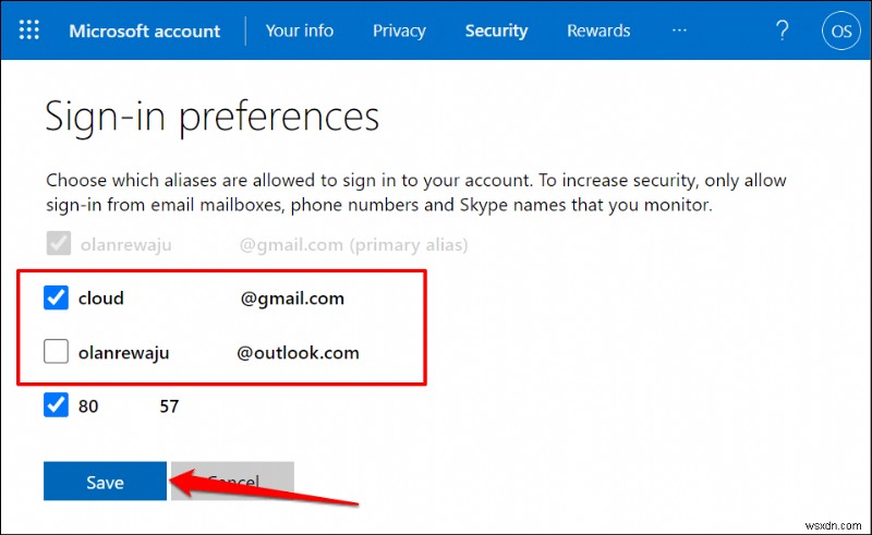সহজেই আপনার Microsoft অ্যাকাউন্ট ইমেল আপডেট করুন:উপনাম যোগ করুন, সরান এবং স্যুইচ করুন 