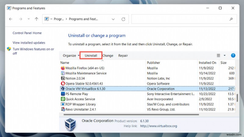 Windows 10/11 থেকে ভার্চুয়ালবক্স সম্পূর্ণরূপে সরানোর জন্য ধাপে ধাপে নির্দেশিকা 