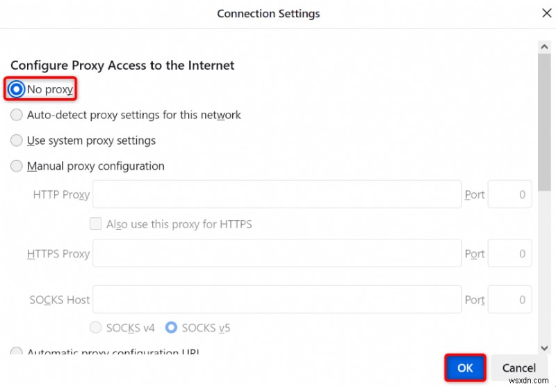 ফায়ারফক্সে  pr_connect_reset_error  সমাধান করুন:ধাপে ধাপে সমাধান 