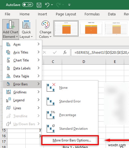 ধাপে ধাপে নির্দেশিকা:Excel 365 এবং উত্তরাধিকারে বক্স প্লট তৈরি করুন 
