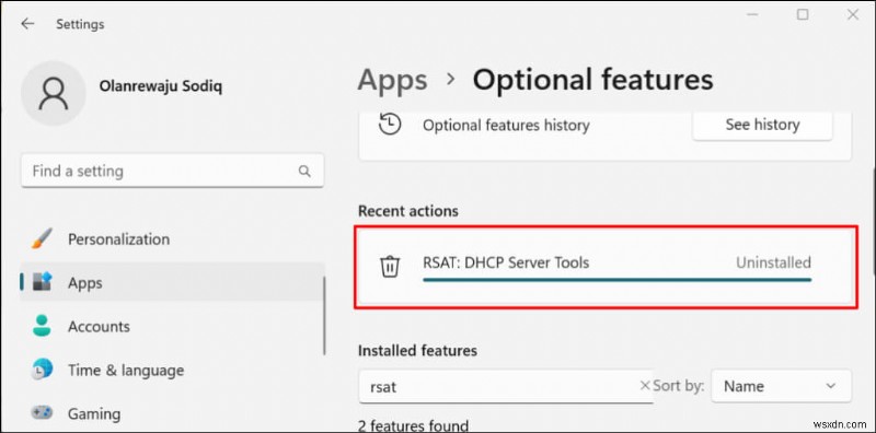 Windows 11 এ রিমোট সার্ভার অ্যাডমিনিস্ট্রেশন টুলস (RSAT) ইনস্টল এবং পরিচালনা করা 
