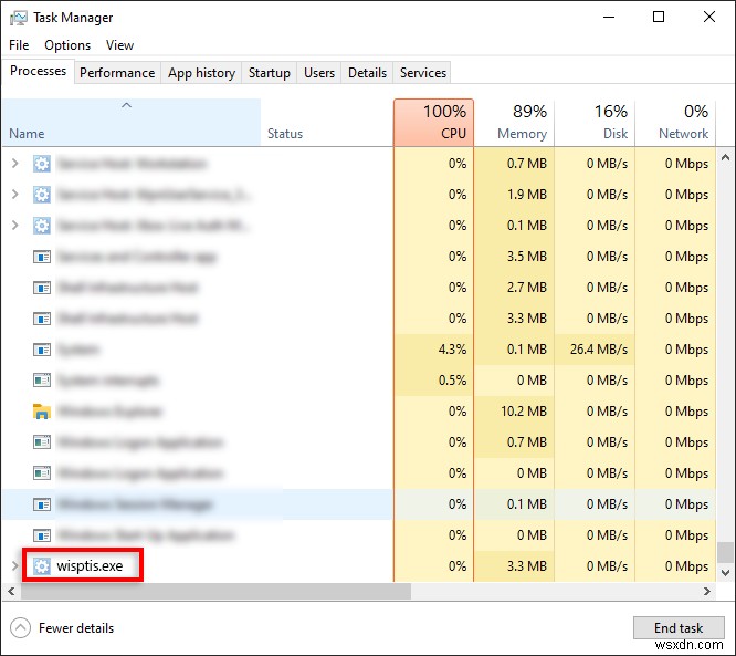 wisptis.exe ব্যাখ্যা করা হয়েছে:কীভাবে এটি উইন্ডোজে নিরাপদে অক্ষম করবেন 