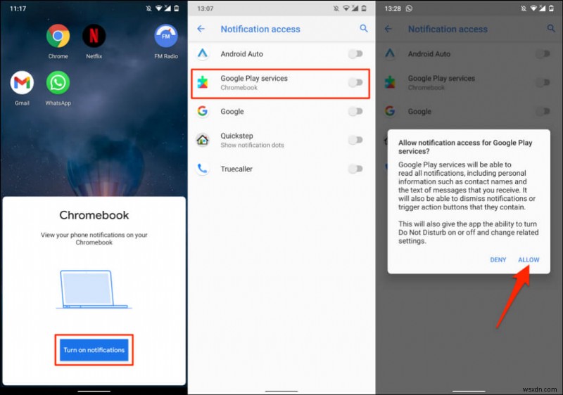 ফোন হাবের মাধ্যমে আপনার ফোনকে Chromebook-এর সাথে সংযুক্ত করুন - ধাপে ধাপে নির্দেশিকা৷ 