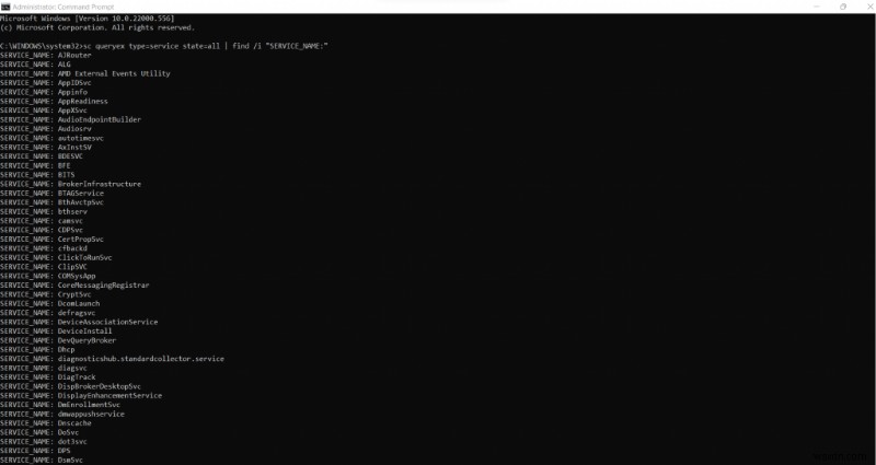 PowerShell বা কমান্ড প্রম্পট সহ সমস্ত উইন্ডোজ পরিষেবা সহজে তালিকাভুক্ত করুন 