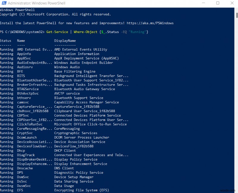 PowerShell বা কমান্ড প্রম্পট সহ সমস্ত উইন্ডোজ পরিষেবা সহজে তালিকাভুক্ত করুন 