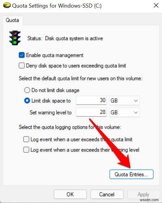 Windows 11-এ মাস্টার ডিস্ক কোটা:ধাপে ধাপে নির্দেশিকা 