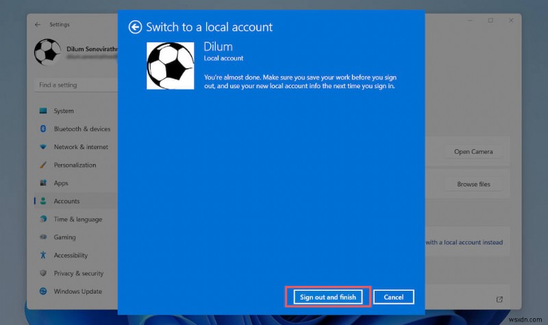 ধাপে ধাপে নির্দেশিকা:Windows 11 থেকে নিরাপদে আপনার Microsoft অ্যাকাউন্ট সরান 