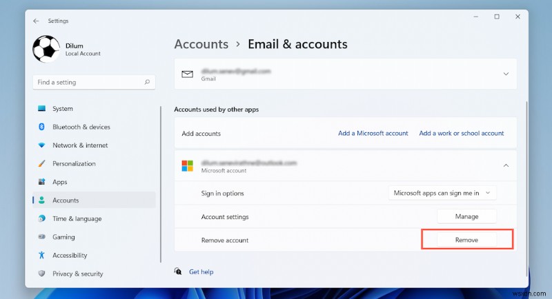 ধাপে ধাপে নির্দেশিকা:Windows 11 থেকে নিরাপদে আপনার Microsoft অ্যাকাউন্ট সরান 