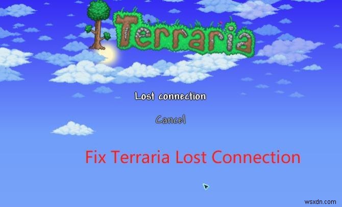 কিভাবে Terraria হারিয়ে সংযোগ ঠিক করবেন:7 প্রমাণিত সমাধান 