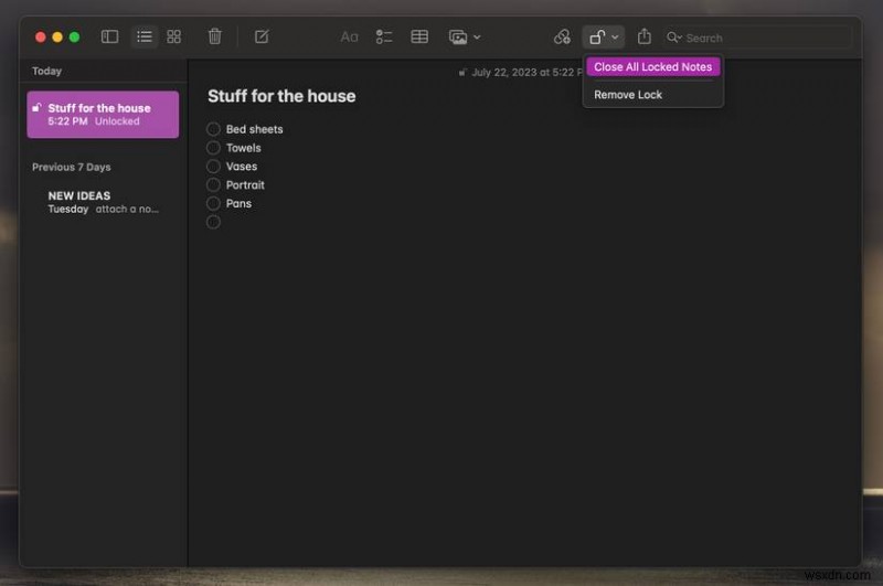 macOS-এ আপনার নোটগুলি সুরক্ষিত করুন:সেগুলি লক করার জন্য একটি ধাপে ধাপে নির্দেশিকা৷ 